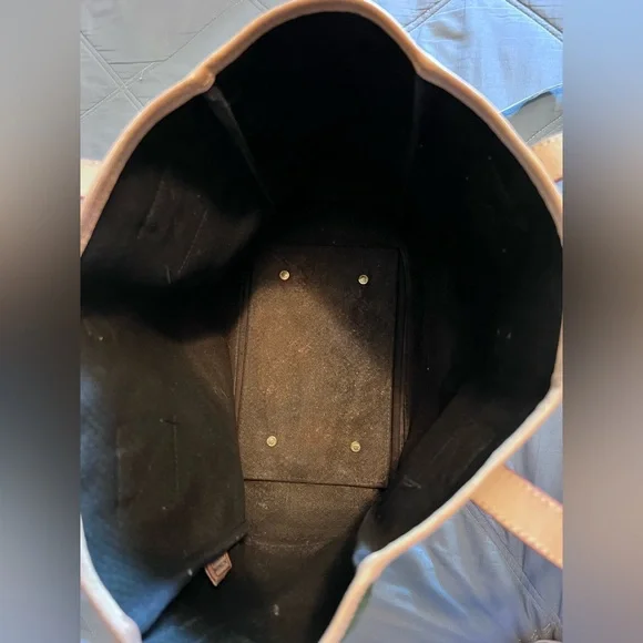 VINTAGE DOONEY & BOURKE Suede Leather Tote Bag - Picture 11 of 16